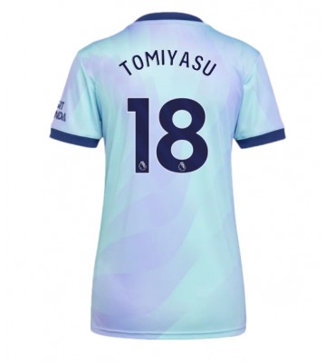 Arsenal Takehiro Tomiyasu #18 Tredje Tröja Kvinnor 2024-25 Kortärmad